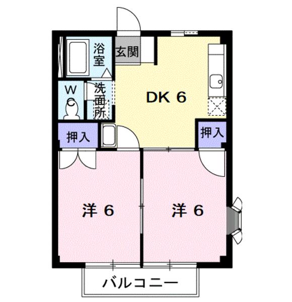 ファインハイツⅤの間取り画像