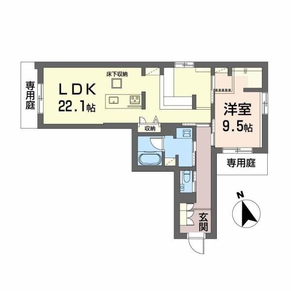 シャーメゾンクオリスタAの間取り画像