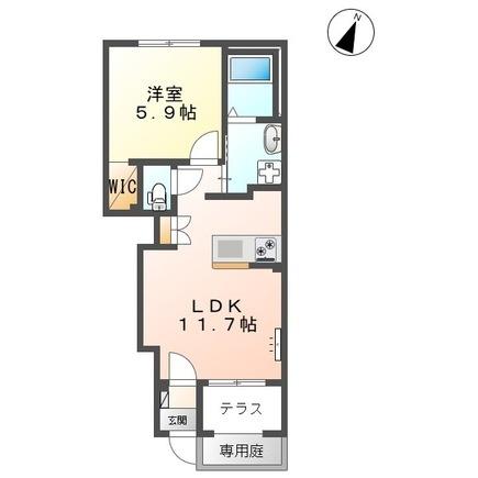 CRESCENTの間取り画像
