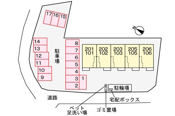 フィオーレＳＫ　Ⅲの駐車場画像