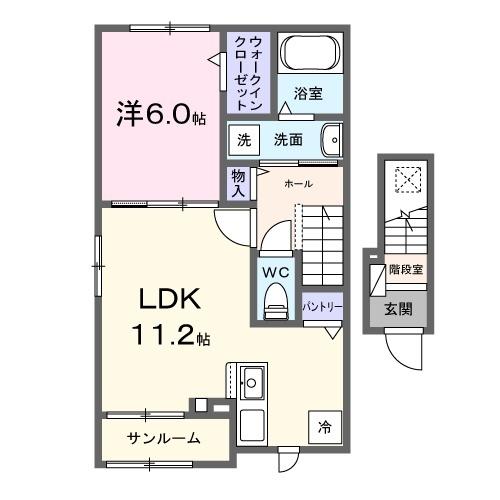 フィオーレＳＫ　Ⅲの間取り画像