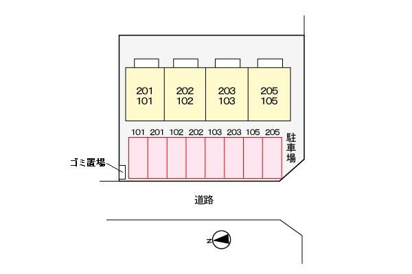 ニューシティ桜木の駐車場画像