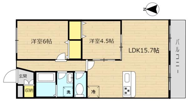 マーヴェラス・ガーデンの間取り画像