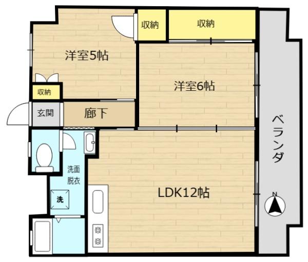 ＣＡ－ＳＡ－Ｍ1　103の間取り画像