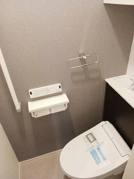 上益城郡益城町大字広崎のアパートのトイレ画像