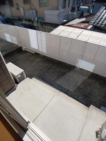 上益城郡益城町大字福富のアパートのバルコニー画像