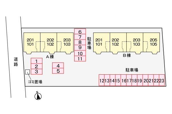 グローリー花立１の駐車場画像