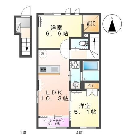 ボヌールMASHIKIの間取り画像