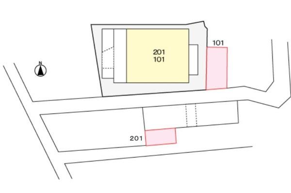 グリーンハウスの駐車場画像