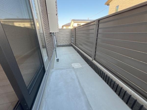 熊本市東区佐土原１丁目のアパートのバルコニー画像