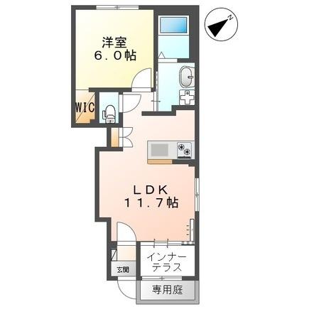 フォレストガーデン105の間取り画像