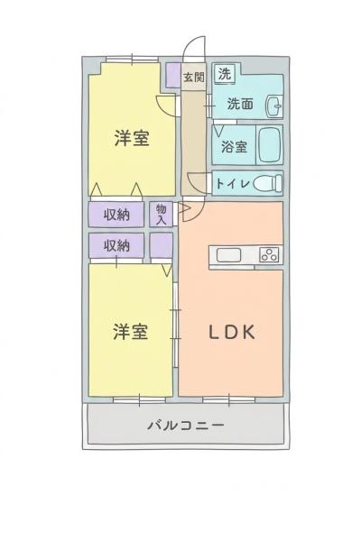 グローリアスの間取り画像