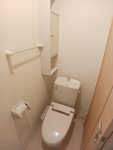 熊本市東区錦ケ丘のアパートのトイレ画像