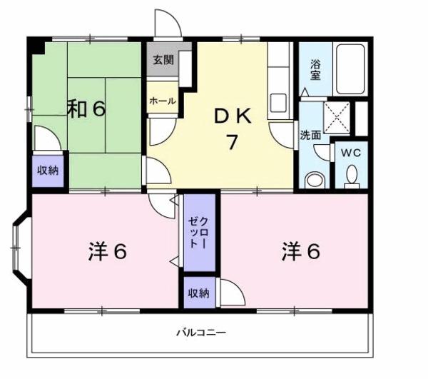 エランドール1番館の間取り画像