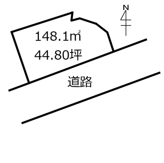 宇城市不知火町高良の土地の間取り画像