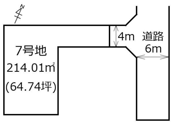 ホームランド広木町第二期分譲地の間取り画像