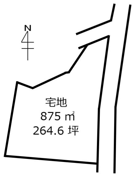 芦北町女島売地の間取り画像