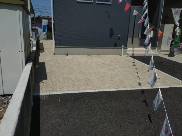 熊本市東区下江津　2号棟の庭画像