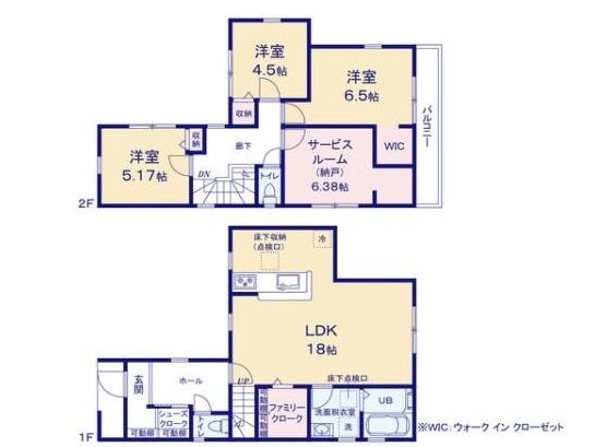 中央区本荘二丁目の間取り画像