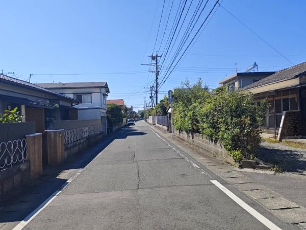 出水7丁目売地の前面道路含む現地写真画像