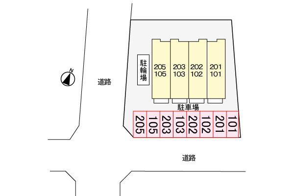 グレース・ガーデン・トミーの駐車場画像