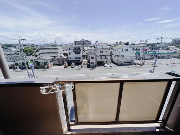 熊本市中央区黒髪６丁目のマンション　現地からの眺望