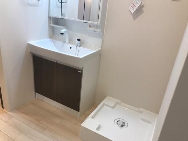 熊本市東区沼山津３丁目のアパートの洗面台・洗面所画像