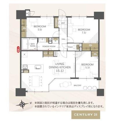 サーパス文教通りの間取り画像