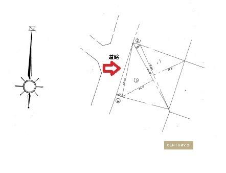 女の都3丁目売地の間取り画像