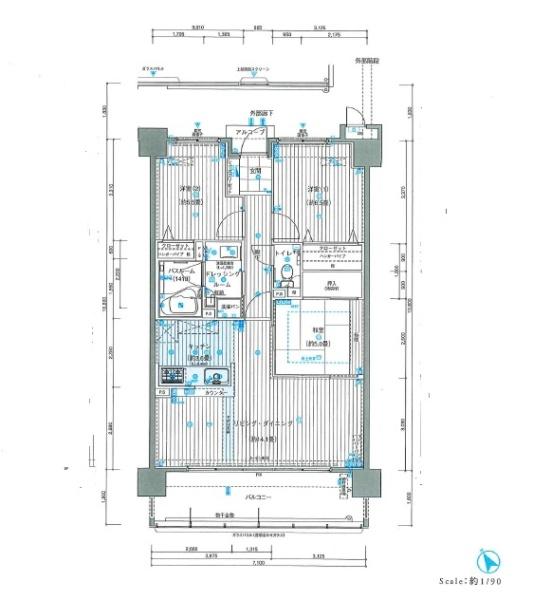 サーパス福田の間取り画像