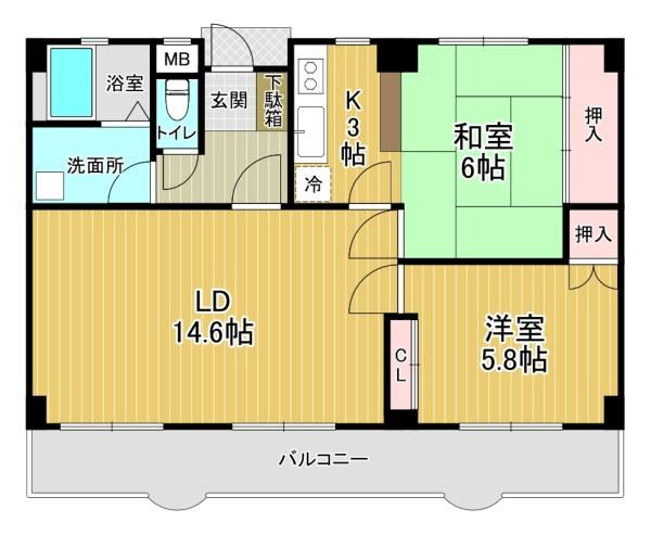 アドバンス滑石の間取り画像