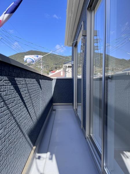 長与町嬉里郷第3　1号棟のバルコニー画像