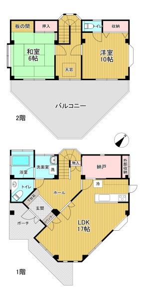 小江原4丁目戸建ての間取り画像