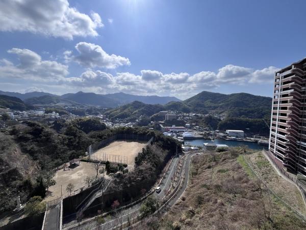 アプローズ長崎南ベイサイドヒルズ弐番館の現地からの眺望画像