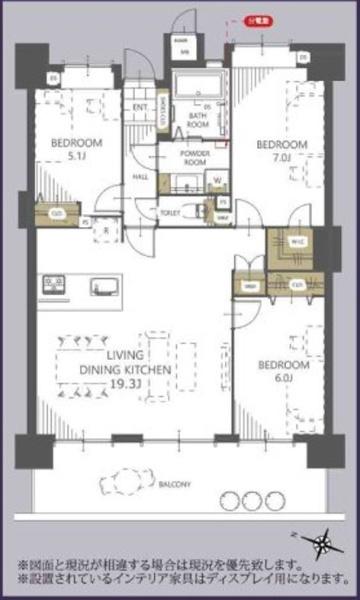 アプローズ長崎南ベイサイドヒルズ壱番館の間取り画像