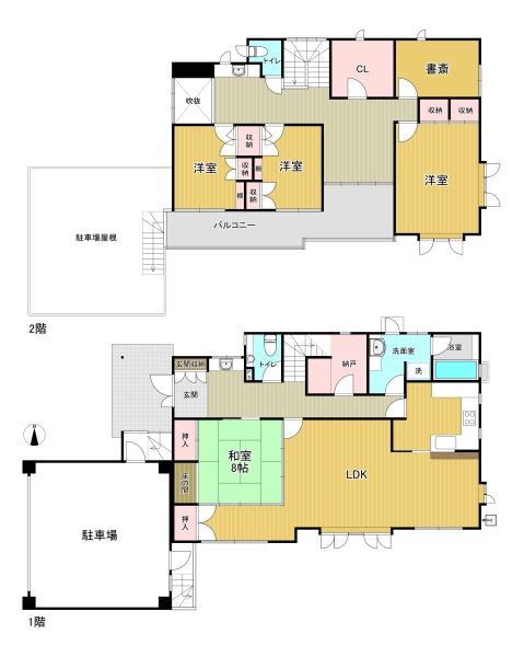 宝栄町戸建ての間取り画像