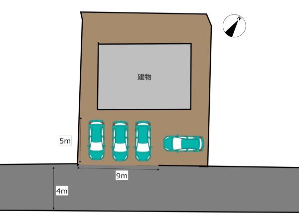 西彼杵郡長与町吉無田郷の中古一戸建の駐車場画像