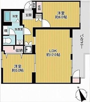 六ツ川台団地の間取り画像