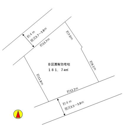 横浜市南区永田北２丁目　Ｂ区画 土地