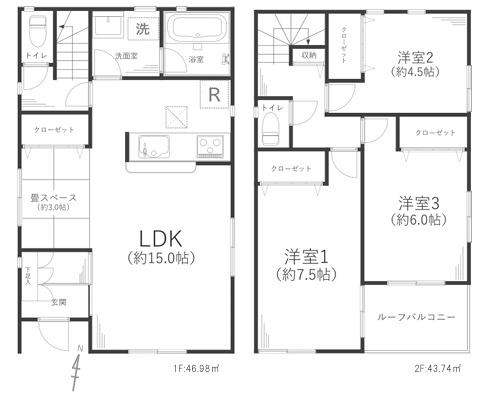 横浜市保土ヶ谷区法泉２丁目 中古一戸建