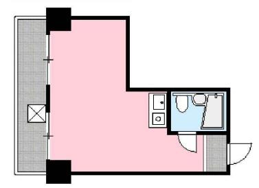 ポートハイム第一吉野町の間取り画像