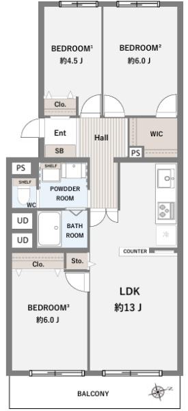 保土ヶ谷ファミールハイツ２号棟 中古マンション