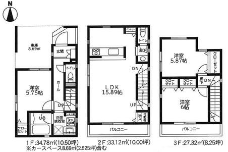 横浜市金沢区釜利谷東1丁目の間取り画像