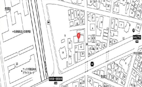 アクトピア横浜鶴見2の現地案内図画像