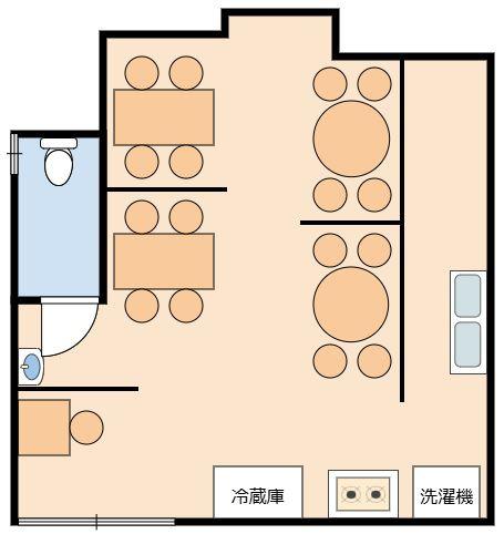 大久保店舗の間取り画像