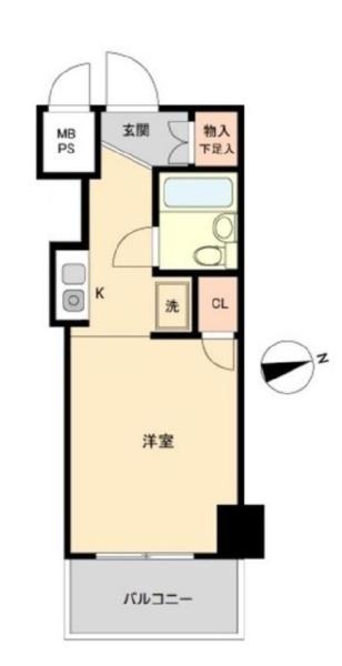 日神パレス磯子の間取り画像