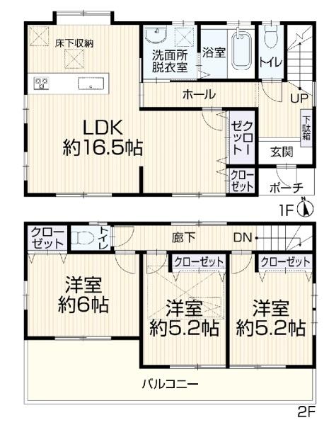 藤沢市石川3丁目31-16の間取り画像