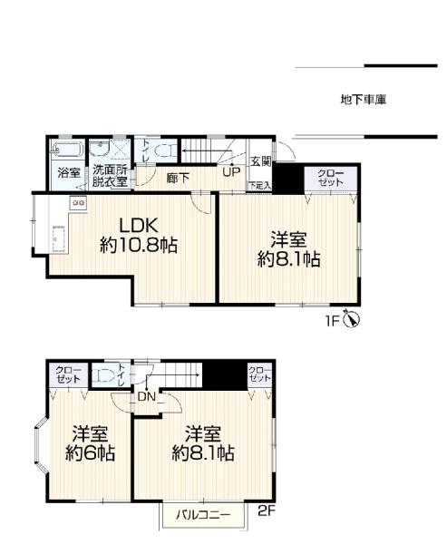 横浜市磯子区栗木２丁目１７－３の間取り画像