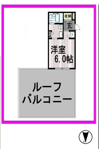 ライオンズマンション横浜反町の間取り画像
