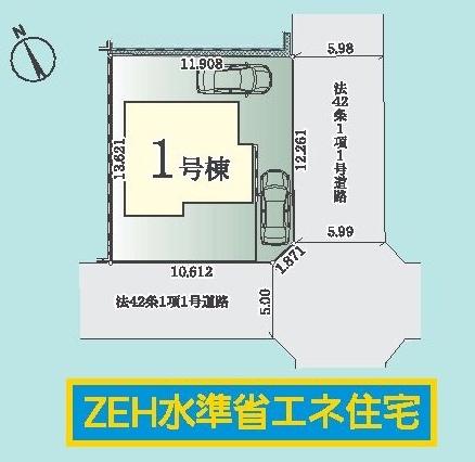 横浜市金沢区高舟台２丁目の新築一戸建の全体区画図画像